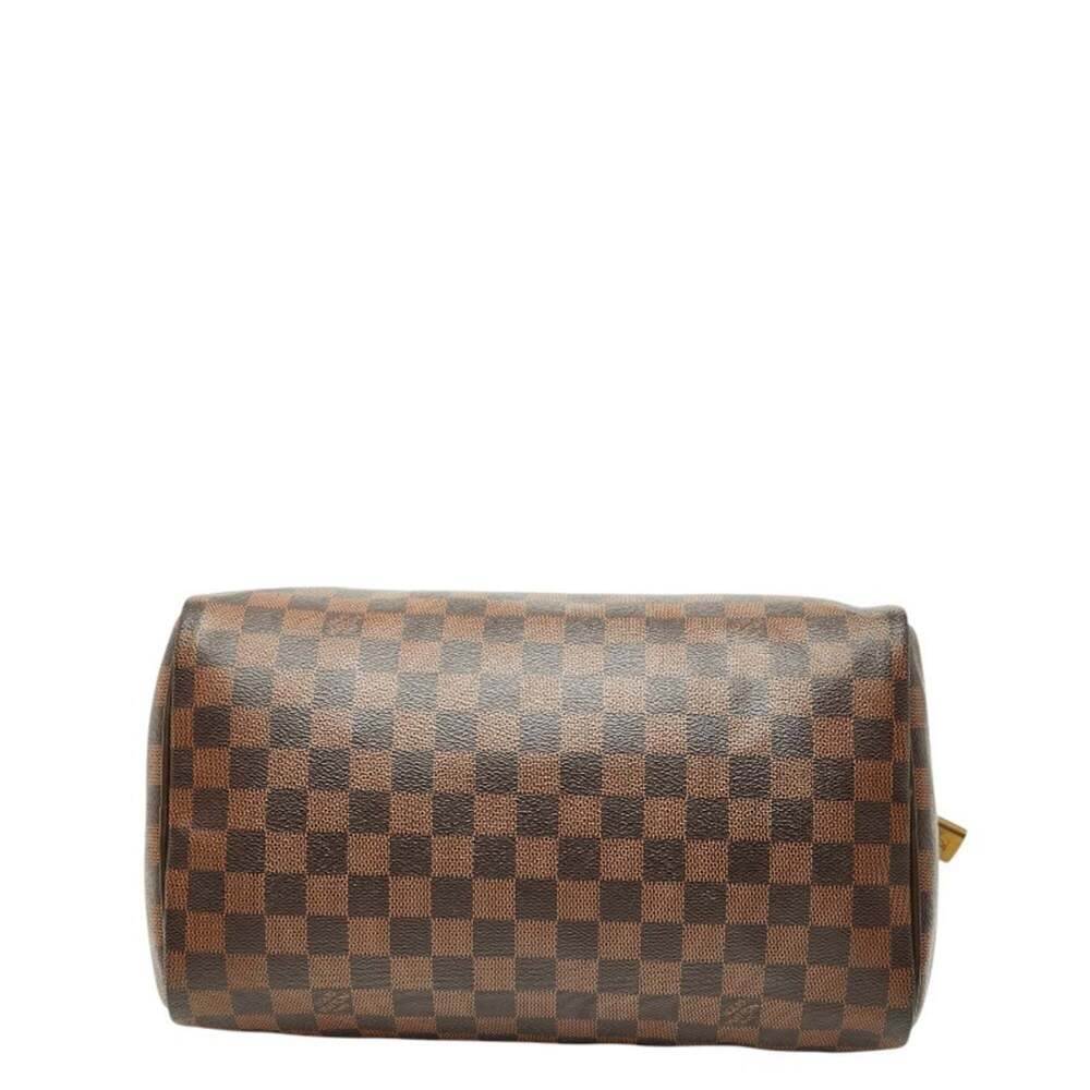 LOUIS VUITTON Brown Damier Leather Speedy 30 Boston Bag - Picture 3 of 12